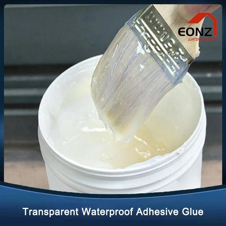 Pegamento adhesivo impermeable transparente